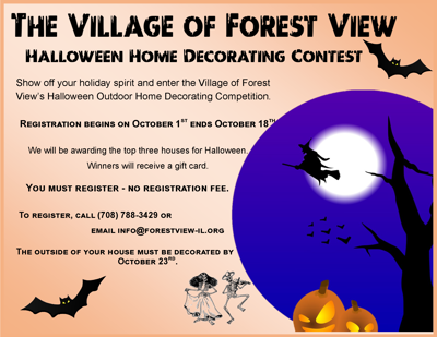 Registration Closes for Halloween Decorating Contest